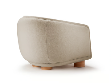 CHARLIE - Fabric easy chair with armrests by Mambo Unlimited Ideas - view 3